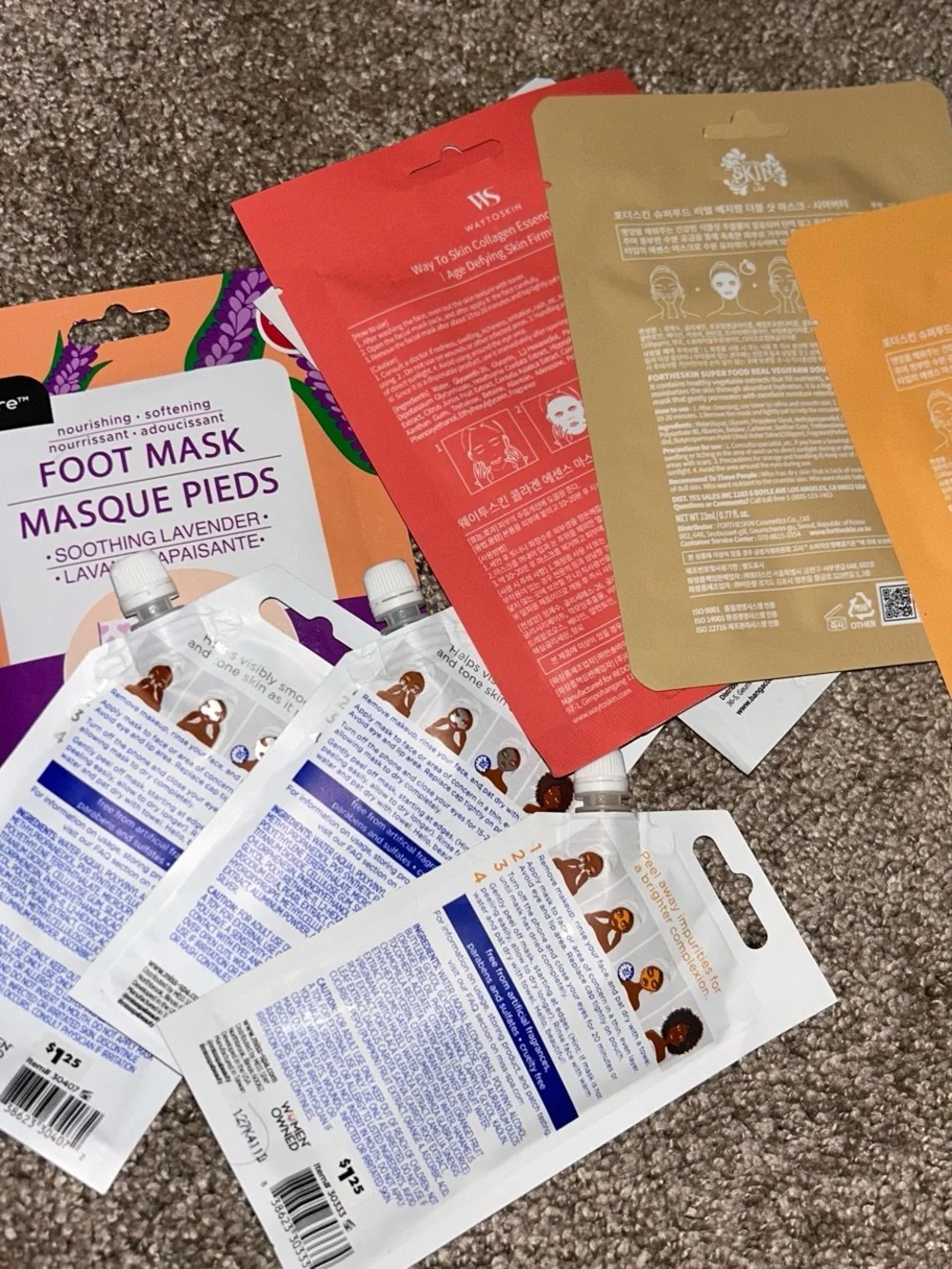 Bundle of skincare mask